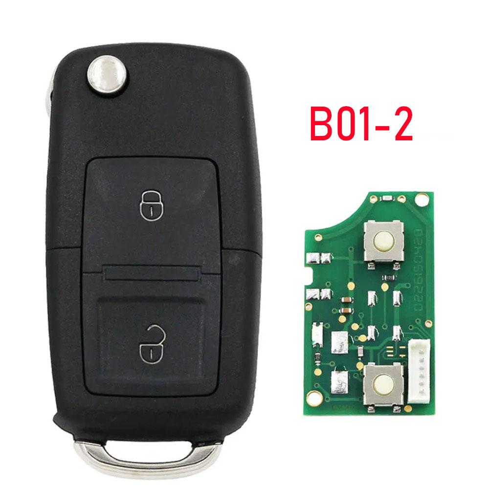 1pc KEYDIY B Series Universal KD Remote Control Car Key B01-2 B01-2+1 B01-3 B01-3+1 for VW for KD-X2 KD900 KD900+ Mini KD URG200 1Pcs