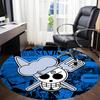 1pc Straw Hat Office Round Area Rug, Under Office Chairs Bedroom Living Room Home Decor  A1022139