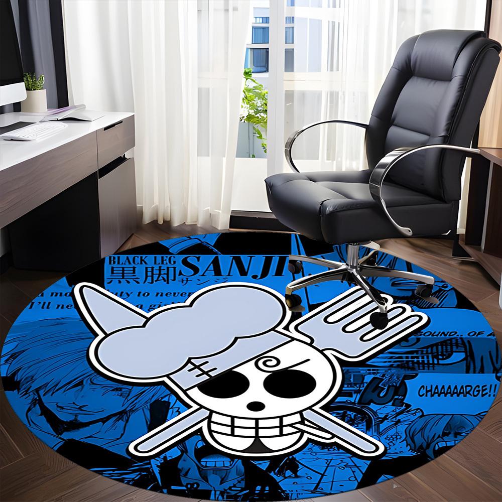 1pc Straw Hat Office Round Area Rug, Under Office Chairs Bedroom Living Room Home Decor  A1022139