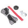 Winch Rope Kit with Spring Clevis Sling Hook Rubber Stopper 4400lbs Loading Wear Resistant Universal