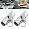 Stainless Steel Rotating Joint Coupling Connector Fitting Adapter for Boat Marine Tubing Canopies Yacht Tubing Fittings