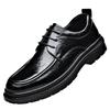 Men'S Shoes New Spring And Autumn British Style Leather Shoes Men'S Business Dress Big Head Cowhide Work Non-Slip Casual Shoes