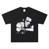 Harry Styles T-Shirt Moody Vintage Pop Grafikdruck Rundhalsausschnitt Reine Baumwolle Lässig Streetwear Mode Oberteile für Herren Damen