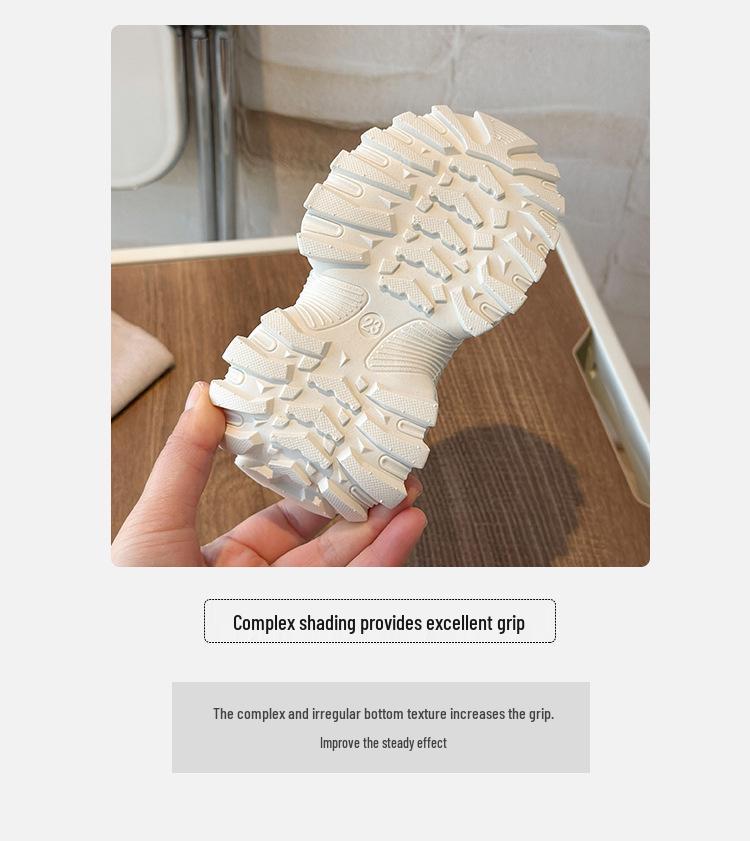 Women's Platform Sneakers: Retro Chunky Sole, Height-Boosting, Casual Sports Shoes for Spring/Autumn 2026.