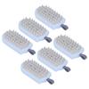 6Pcs Scalp Brush ABS Silicone Ergonomic Anti Slip Handle Light Head Massage Scalp Massager for Men Women Shampoo