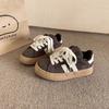 Little White Shoes Women's Spring and Summer New Versatile Student Shoes Women's Casual Platform Sports Lightweight Heightening Board Shoes