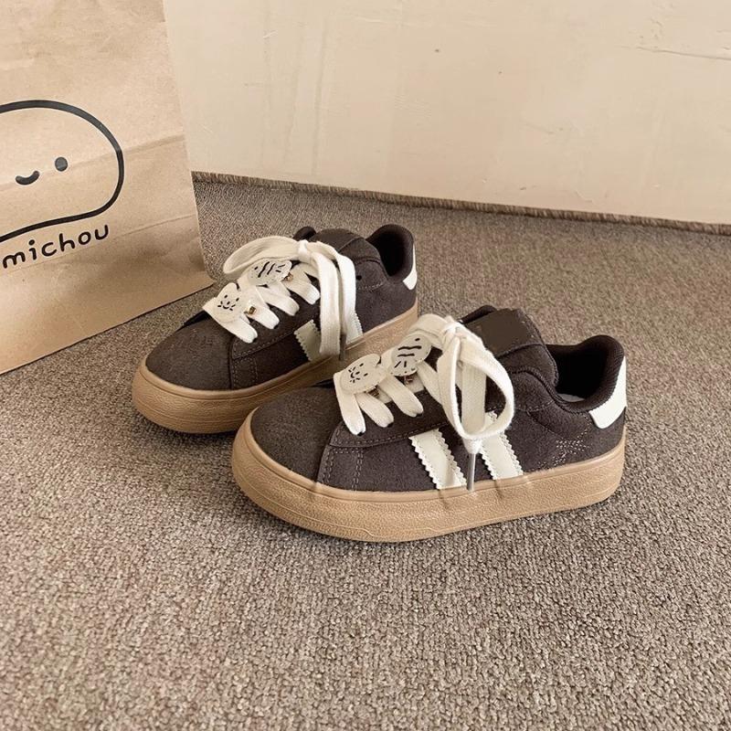 Little White Shoes Women's Spring and Summer New Versatile Student Shoes Women's Casual Platform Sports Lightweight Heightening Board Shoes