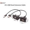 USB Extension Cable Flush Mount Panel Socket for Levin Toyota Vigo RAV4 Vios
