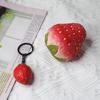 Strawberry Wood Carving Crafts  Handmade Cute Apple Wooden Carved Ornaments Home Office Desktop Creative Decoration