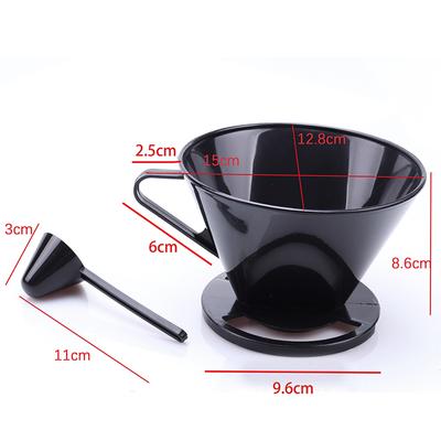 Filtro da Caffè Riutilizzabile Tazza da Caffè Dripper Colino a Rete Con Cucchiaio Dosatore