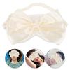 Eye Covers for Sleeping Bowknot Shaped Eye Mask for Sleeping 5Pcs Cloth Ivory