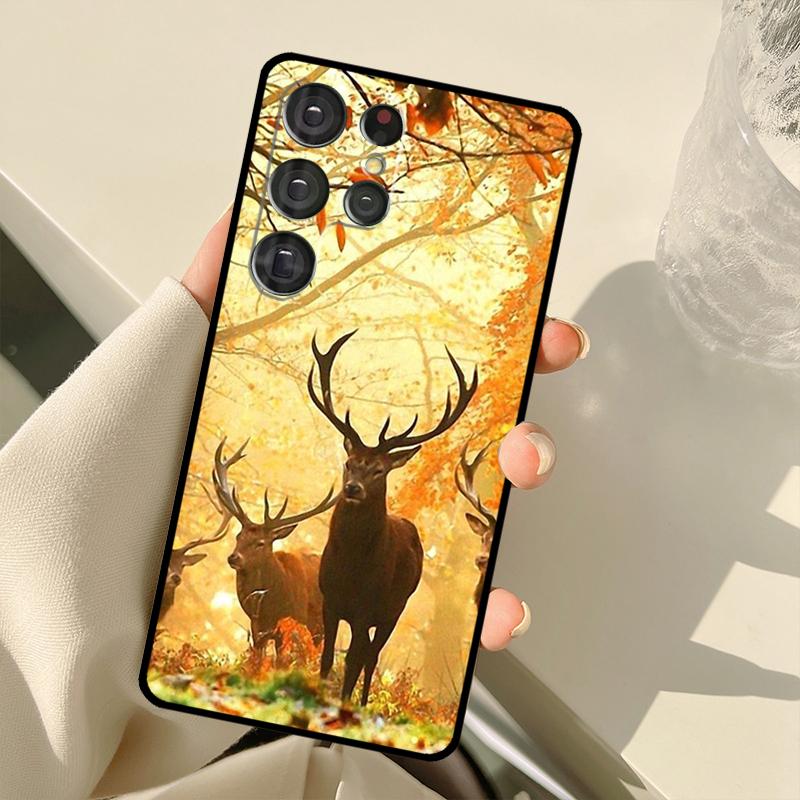 

Deer Hunting Camo Case For Samsung Galaxy S25 S24 S23 S22 S21 S20 Ultra S9 S10 Plus S21 FE S25 FE Back Cover Galaxy S22