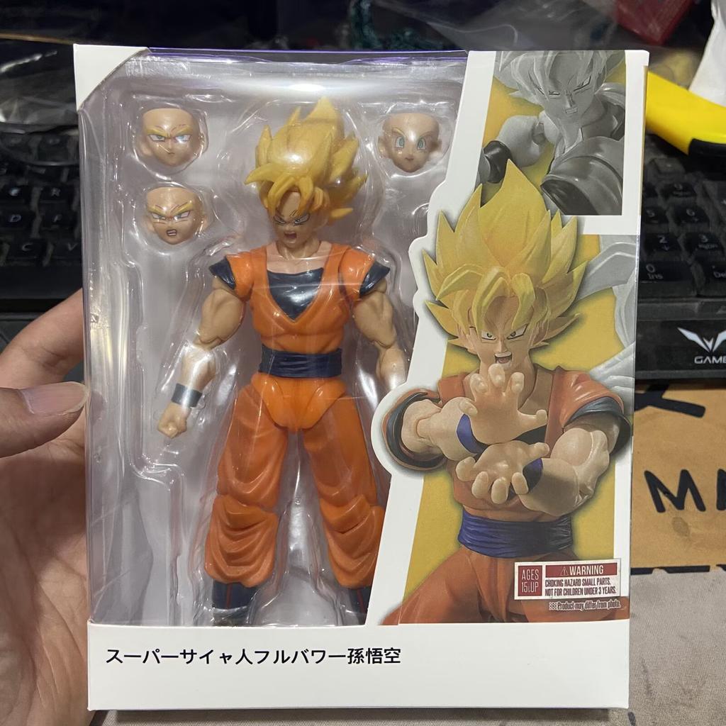 14CM Boxed Dragon Ball Z Super Figure Son Goku Action Figure DragonBall Migatte No Goku GBZ Collection Doll Birthday Gift