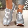 Fashion 2025 Hot Sale Ladies Shoes Front Lace-up Women's Vulcanize Shoes New Plus Size Light Sewing Best Seller Comfortable Casual Shoes