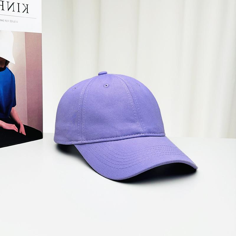 

Капелюх з качиним язиком, студентський капелюх, чоловічий літній стиль, сонцезахисний капелюх, жіноча бейсболка з м яким верхом і вигнутим козирком One size фіолетовий