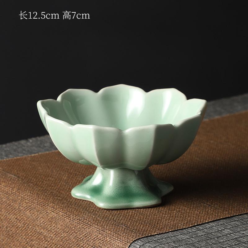 

Керамическая фруктовница на высокой ножке, тарелка для закусок и сухофруктов, китайская керамическая, для хранения ювелирных изделий, продуктов, чайных чашек, поднос для хранения, домашний декор