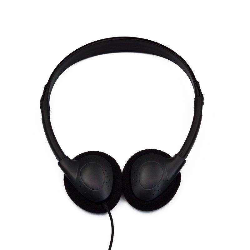 Head-mounted Computer Headset No Microphone Gaming Headset Noise Canceling Sports MP3 Earphone Wired Stereo Headset Universal