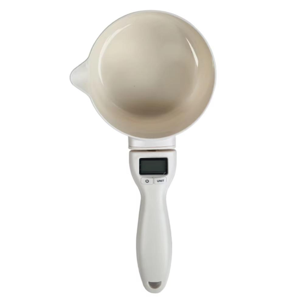 High Precision Electronic Measuring Spoon LCD Screen Durable Kitchen Scale Spoon Rechargeable Digital Food Spoon Scale Battery-powered белый