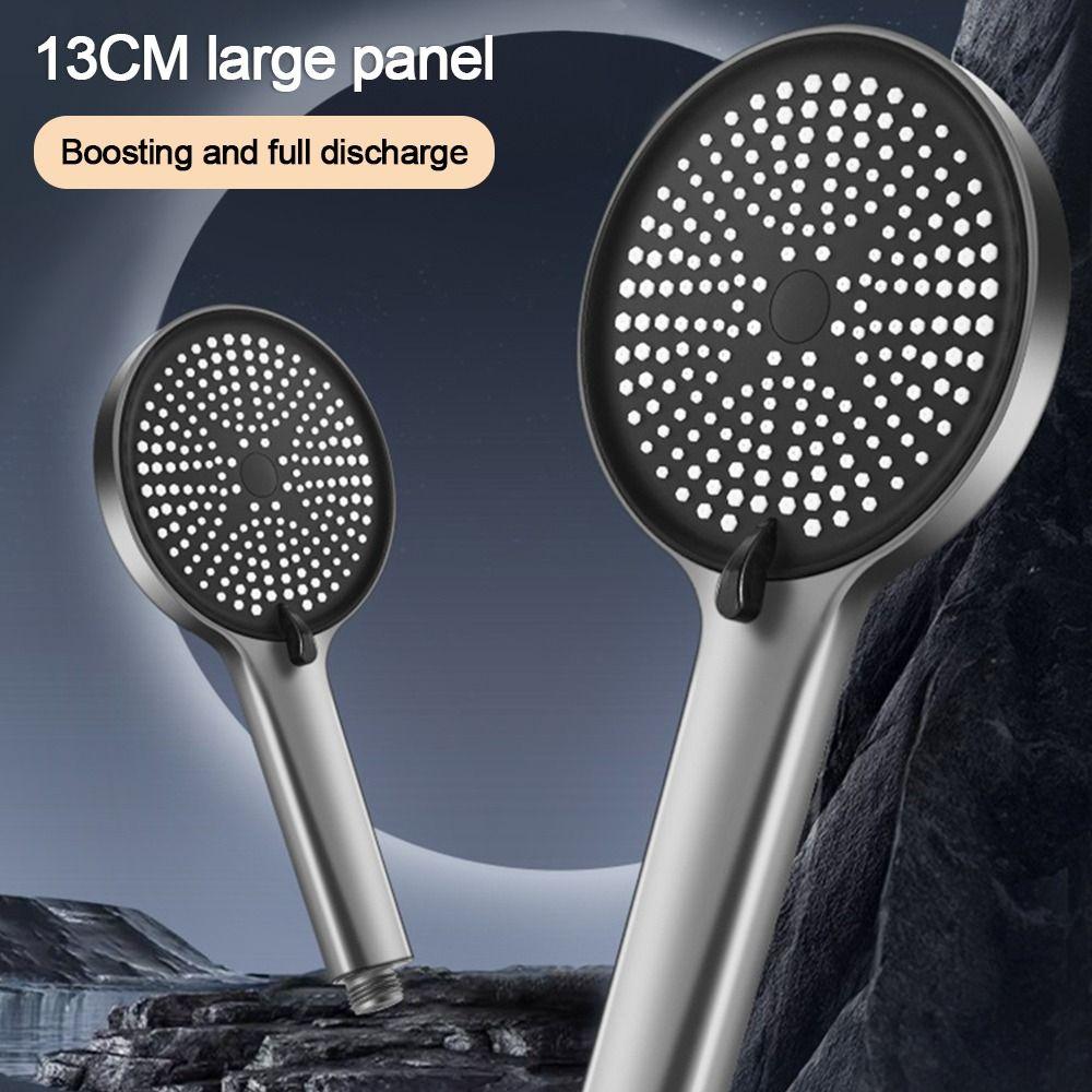 5 Modi Großes Panel Duschkopf Einstellbare Duschbrause Dusche Sprinkler Badezimmer Zubehör