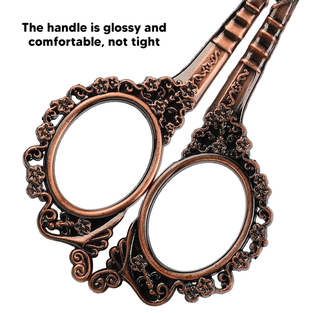 Vintage Embroidery Scissors Set Wooden Stainless Steel Sewing Box Scissors Kit Multifunctional Sewing Embroidery Tools