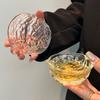 Creative Japanese-style Half-walnut-shaped Crystal Glass Thickened Cup Tasting High-end Sake Cups Household Drinking Utensils