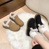Women's Fashion Lightweight Thick Soled Winter Warm Snow Boots a Footstool Fur One Non-slip Leisure Sports Cotton Boots Sneakers