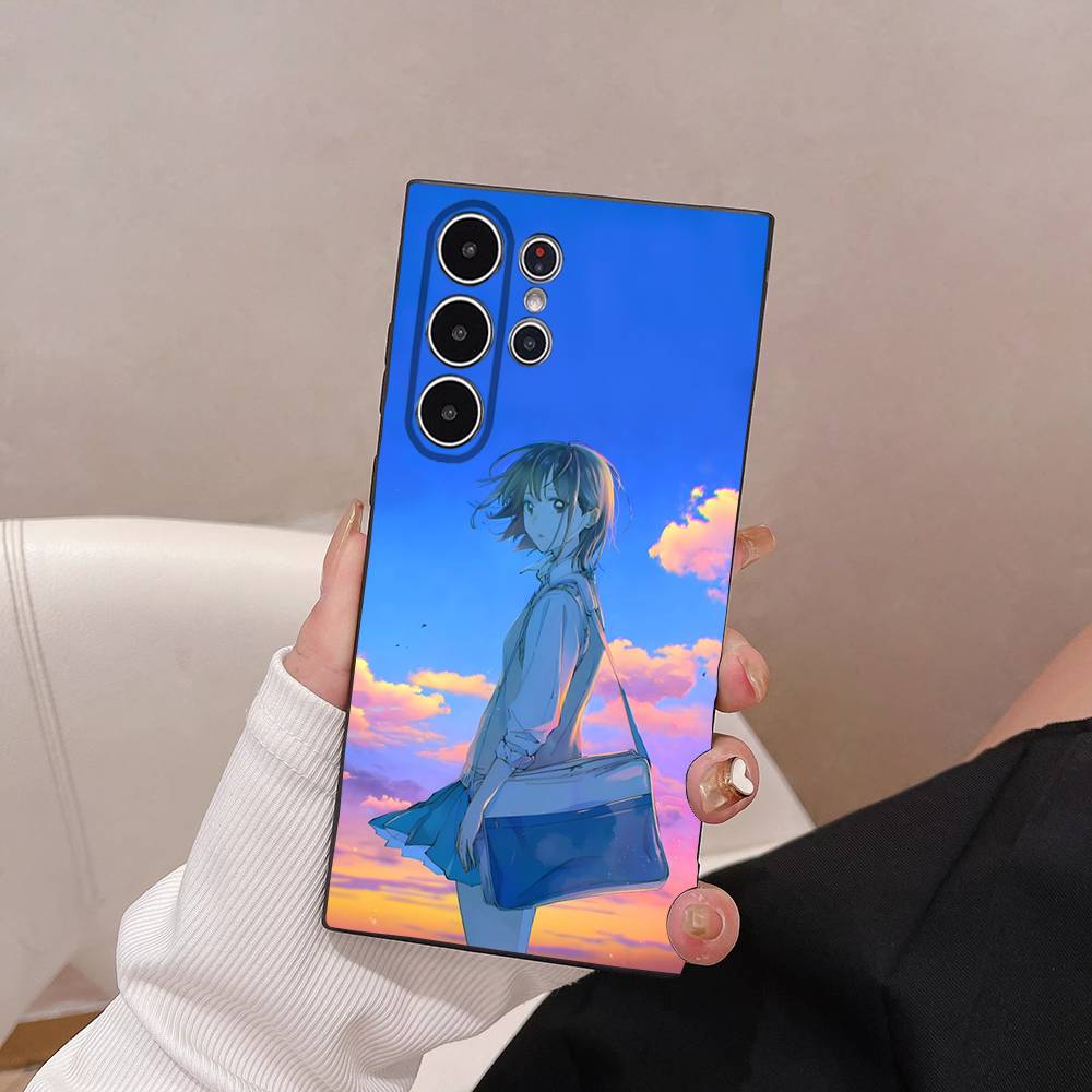 Kawayii Ao no H-Hako Phone Case for Samsung S series s21 s22 s23 s24 s25 FE Plus Ultra TPU Soft to Skin-friendly case