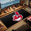 Cleveland Indians Druck Kissen Rutschfest Laptop Tablet Großes Mauspadd XXL Matte Mini-PC Spielmatte Mit Verriegeltem Rand