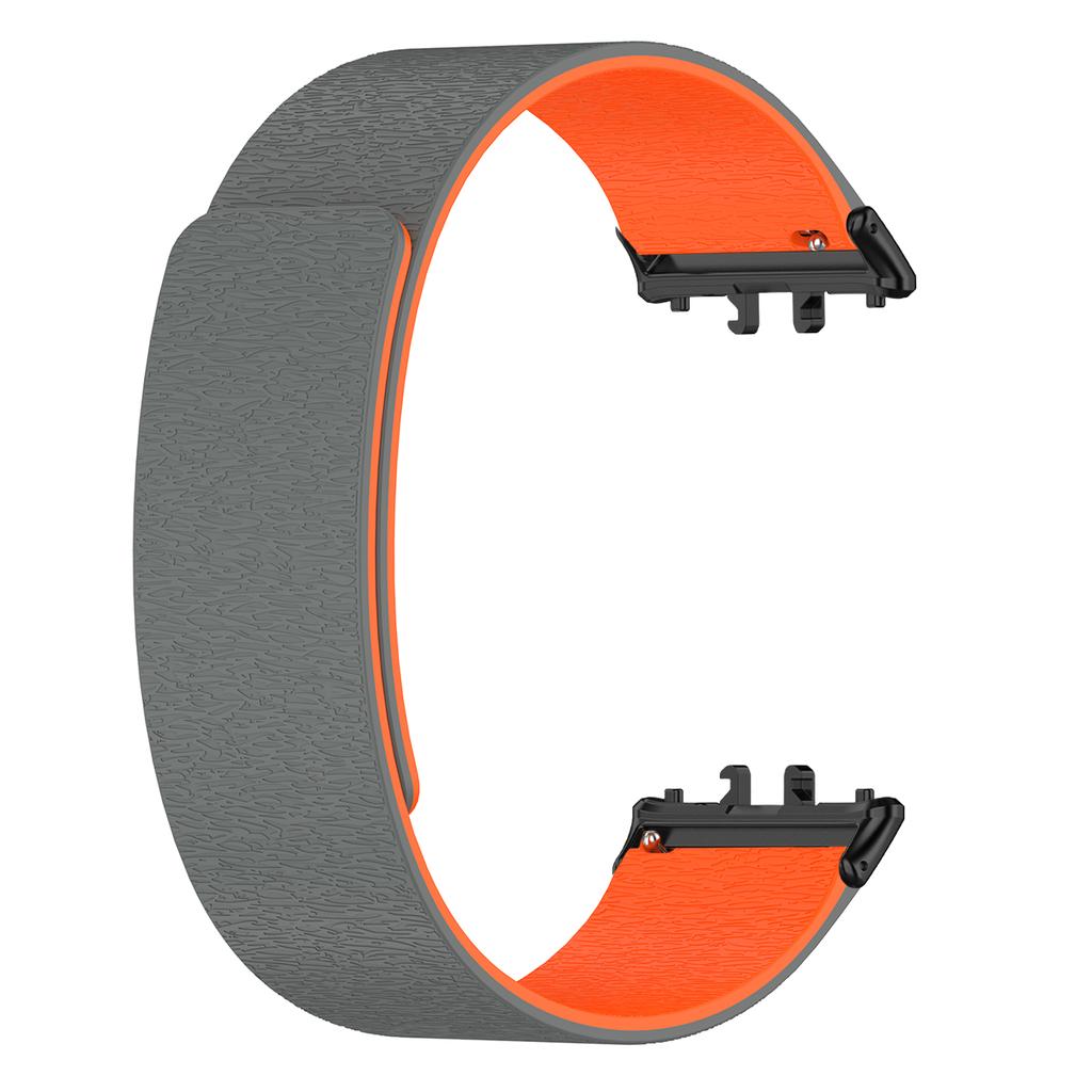 Magnetic Silicone Band For Samsung Galaxy Watch Fit 3 Two Tone Sport Strap For Galaxy Watch Fit 3 Smartwatch Elastic Bracelet