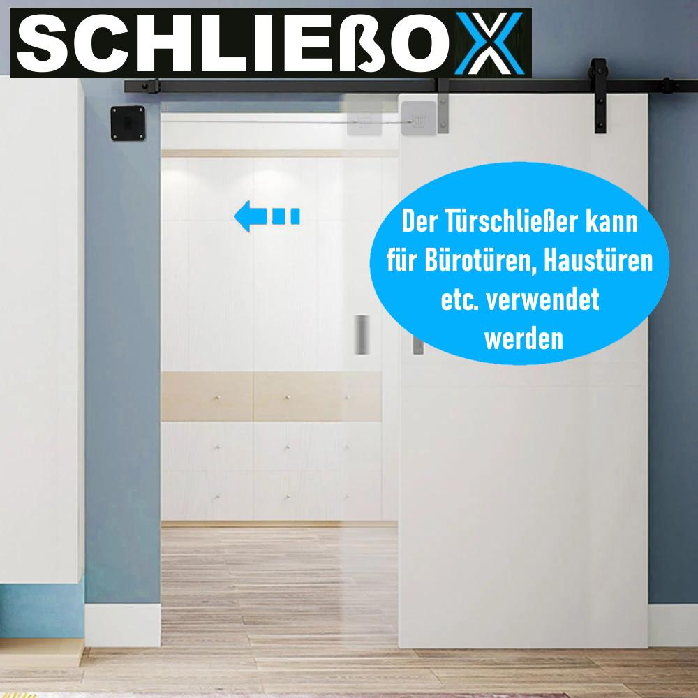 SCHLIEßOX automatický zavírač dveří Mini dveřní zarážka Samozavírač vnitřní venkovní