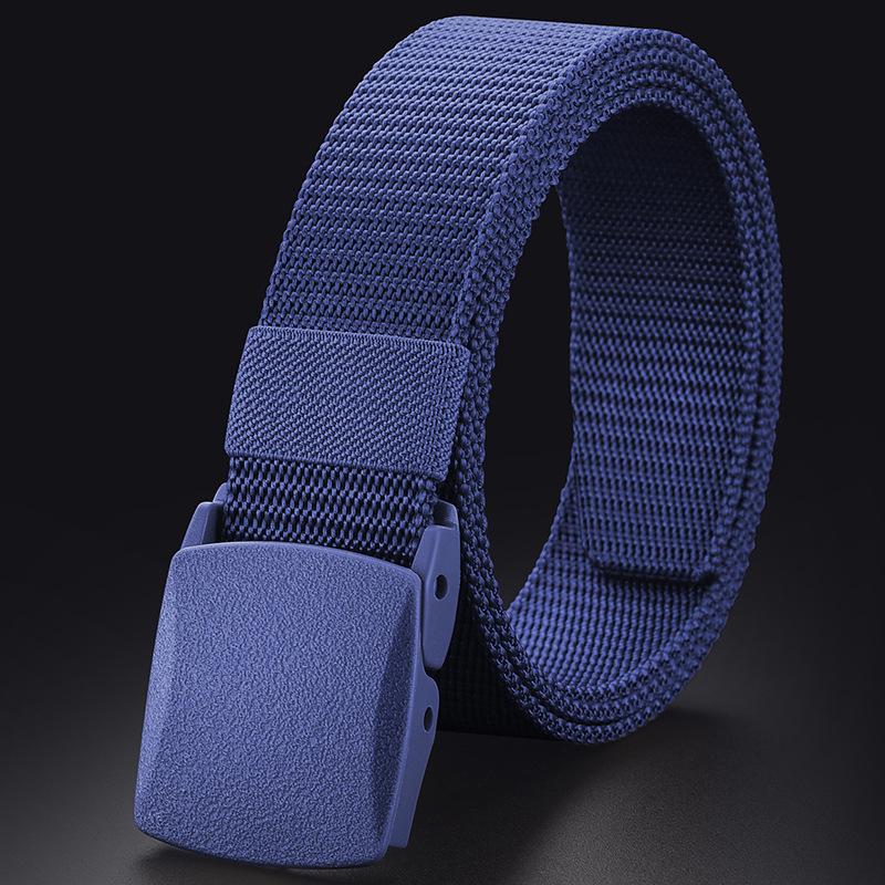 Metal-Free Nylon Belt: Unisex, Versatile & Lightweight for Security Checks