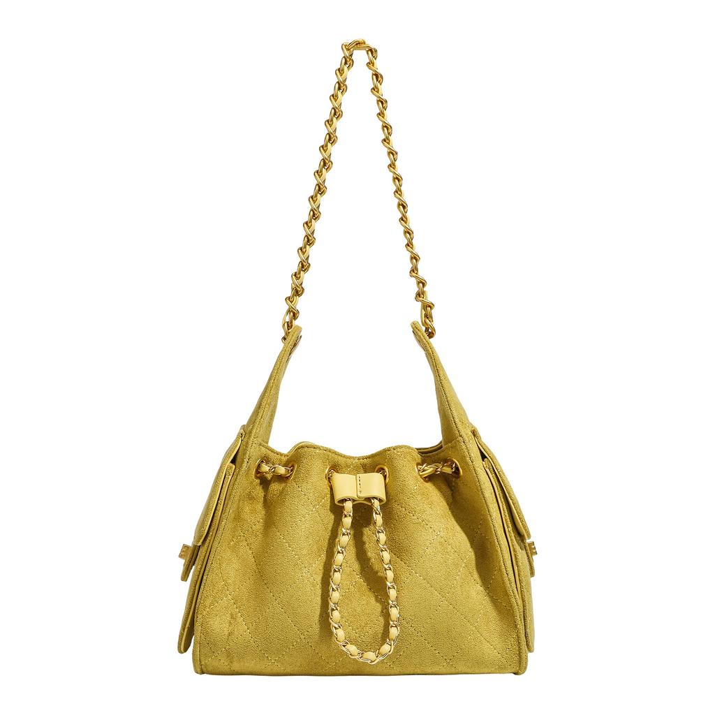 Fashion Classic Rhombus Chain Bag Niche Large Capacity Shoulder Armpit Bag Premium Messenger Tote Bag
