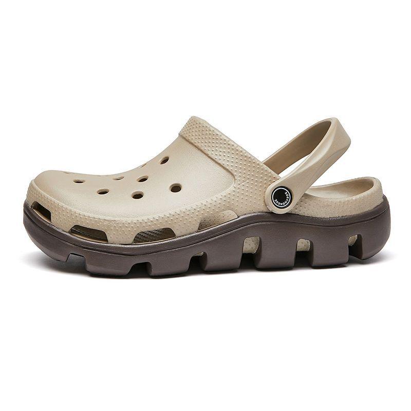 Herren Outdoor Rutschfeste Clogs: Dicke Sohle, Abriebfest, Auftrittskomfort