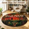 Pet Sematary Personalized Round Rug Support Custom Name, Soft Home Decor Mat