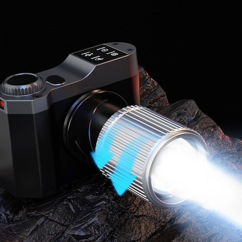 Type -C Rechargeable LED Induction  Headlamp High Powerful Head Flashlight  Outdoor