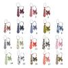 2 pezzi/set Cravatte Moda con Fiocco per Studenti Unisex Cravatta Senza Nodo Carino Accessori Uniforme Ragazza Ragazzo