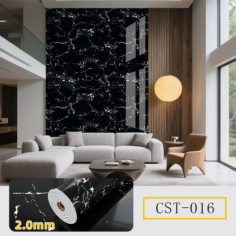 Roll-up Fliesenaufkleber Tapete Selbstklebend Wasserdichte Tapete Verdickter Marmor Verdickte Rolle Dekorative Wandaufkleber