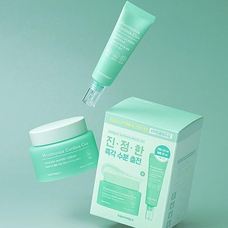 [Tony Moly] Eoseongcho Cica Ampoule and Cream Set