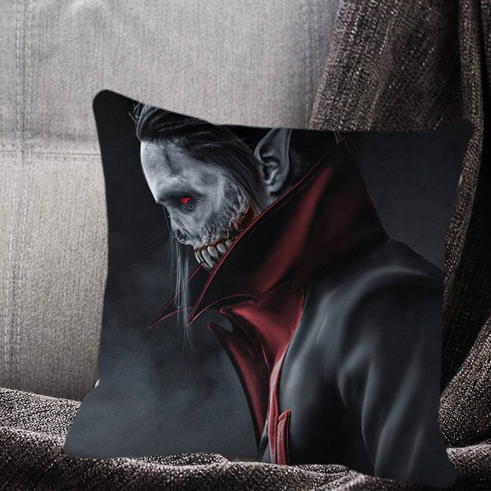 Morbius Movie Pillow Case Square Pillow Bedroom Sofa Leisure Comfort Cushion Home Decoration