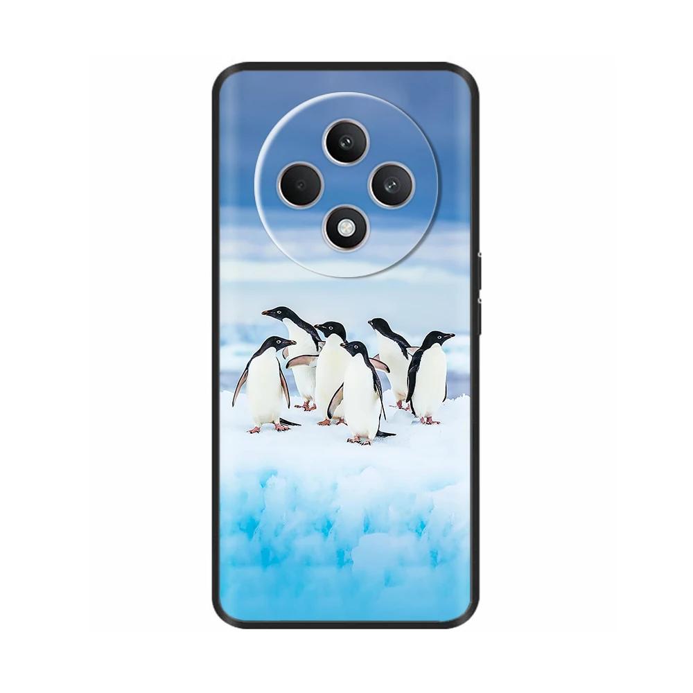 Für Oppo Reno12 F Hülle CPH2687 Cover Niedliches Liebesherz Weiche Schwarze Silikon Schutzhüllen für Reno 12F Reno12F 5G 2024 Fundas