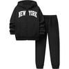 XHOA M3N Pullover Jogginghosen Set Außenhandel Neues Kinder Freizeit Sport Set crtz Reißverschluss Cardigan Set
