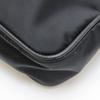 Used PRADA Shoulder Bag 2VH797 Nylon NERO black Triangular plate