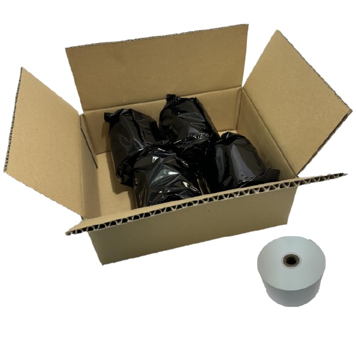 

of 4 individually Receipt roll thermal paper Paper width 80mm x Outer diameter 80mm x Length 63m Thickness Core diameter 12mm Oji [Set packaged] 75