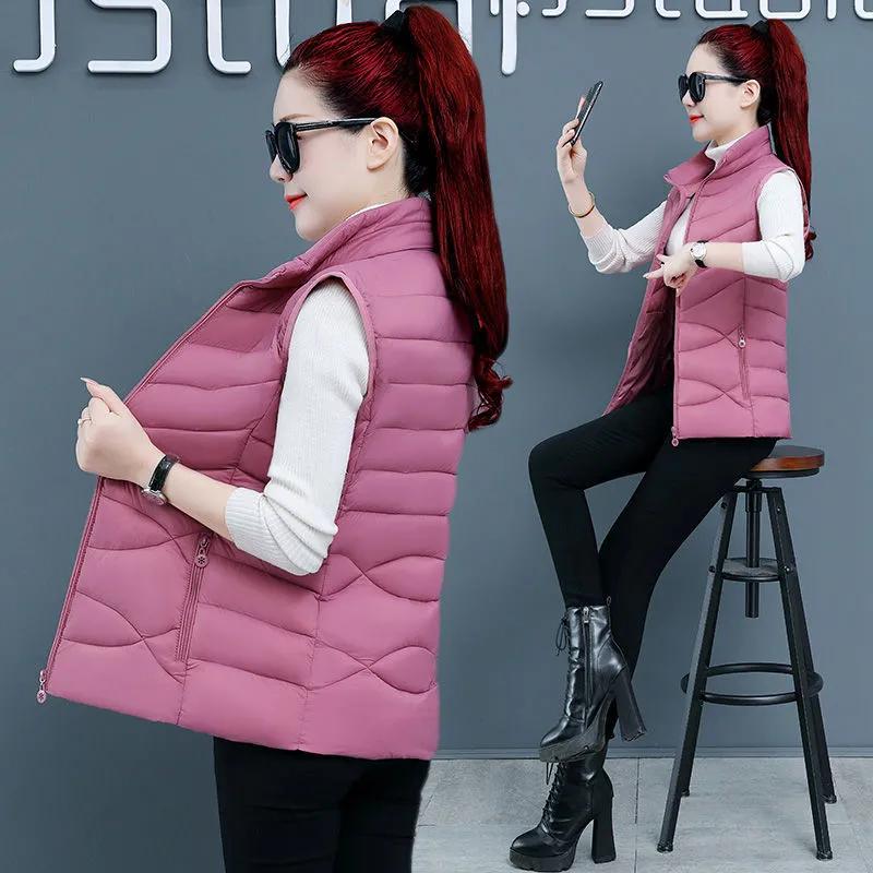 Dámská bunda vesta Podzim Jaro Zima Kabát s podšívkou, Vesta Dámská bunda s kapucí, Chaleco Mujer Bunda