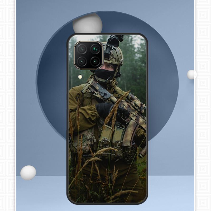 Tactical Swat Gear Pattern For Huawei Nova 12s 12i 11i 8i Y91 Y60 Y70 Y72 Y90 Y61 9 10 SE P20 P40 Lite P30 P60 Pro Case