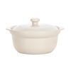 Huihuang 3.8L White Ceramic Covered Soup & Stew Pot