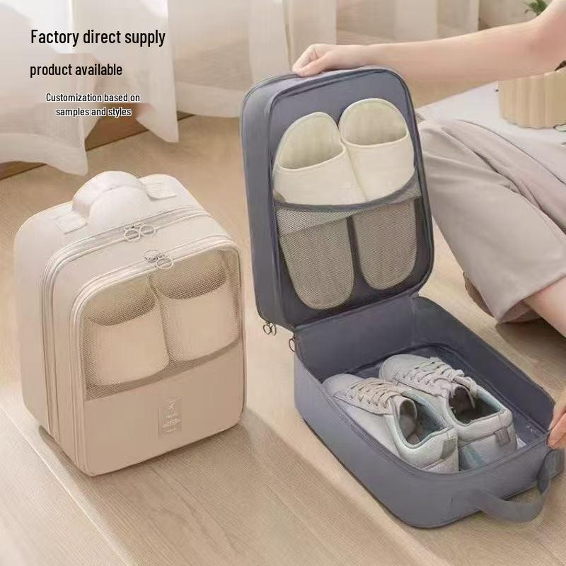 Portable Waterproof Shoe Storage Bag, Large Capacity with Suitcase Attachment, Dustproof New Style.