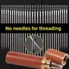30Pcs Side HoleSewing Needles Stainless Steel Blind Stitch Needles forElderly Hand Sewing, DIY Crafts Easy Grip Thick EyeNeedles