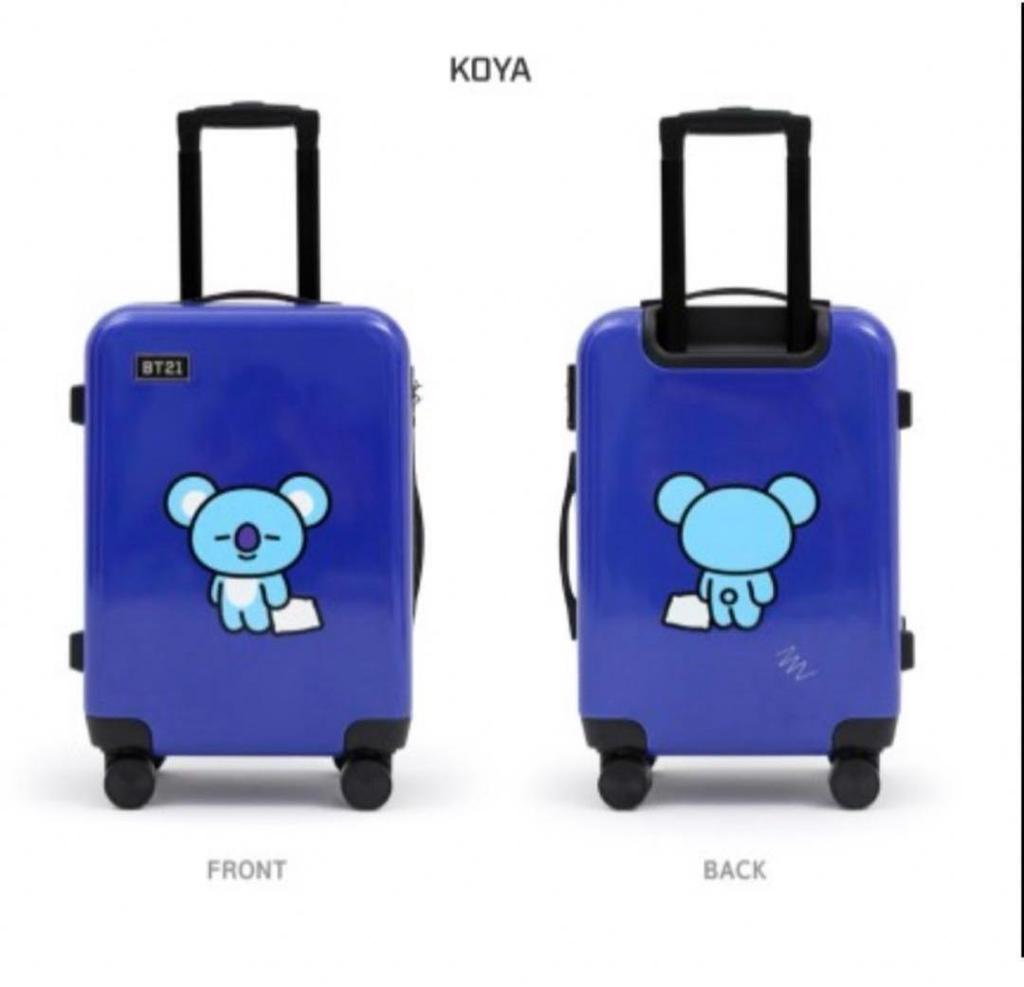 [USED] bt21 suitcase carry case KOYA 24 inch