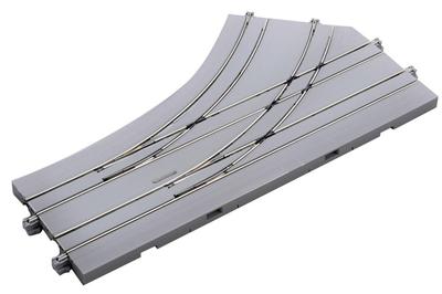 KATO N Gauge Unitram E Electric Turnout Track R180mm Model Railroad Plate, (Left), Supplies, 40-212-E